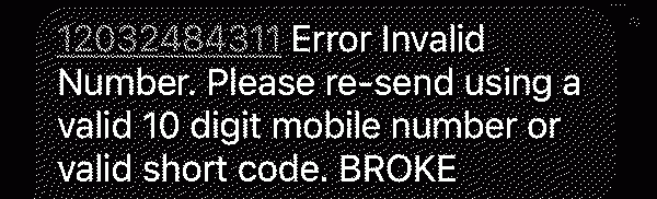 12032484311 error invalid number