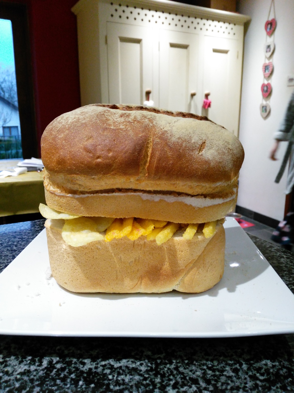 Chipsticks, Frazzles and crisps in a whole loaf