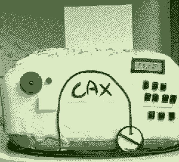 fax machine cake