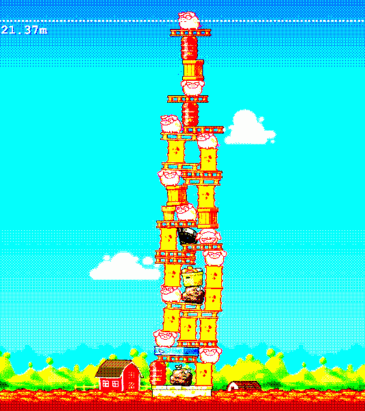 A 21.37m Styscraper Tower