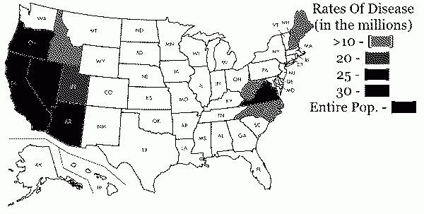 infection map