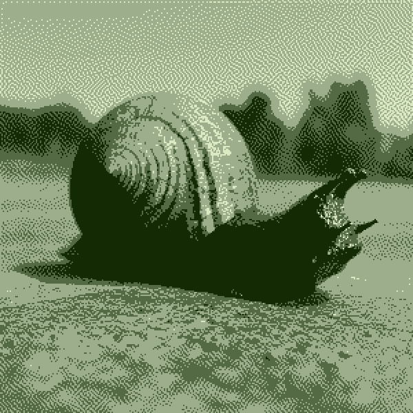 A snail, made in Blender