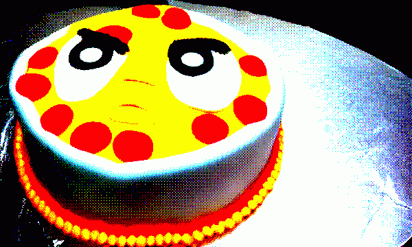 angry cake