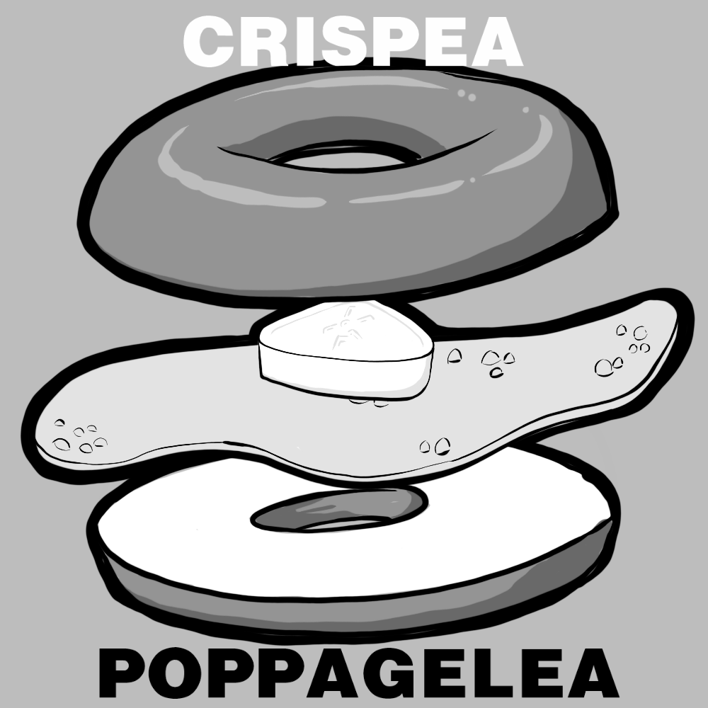 CRISPEA POPPAGELEA spoof bagel product
