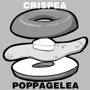 CRISPEA POPPAGELEA spoof bagel product