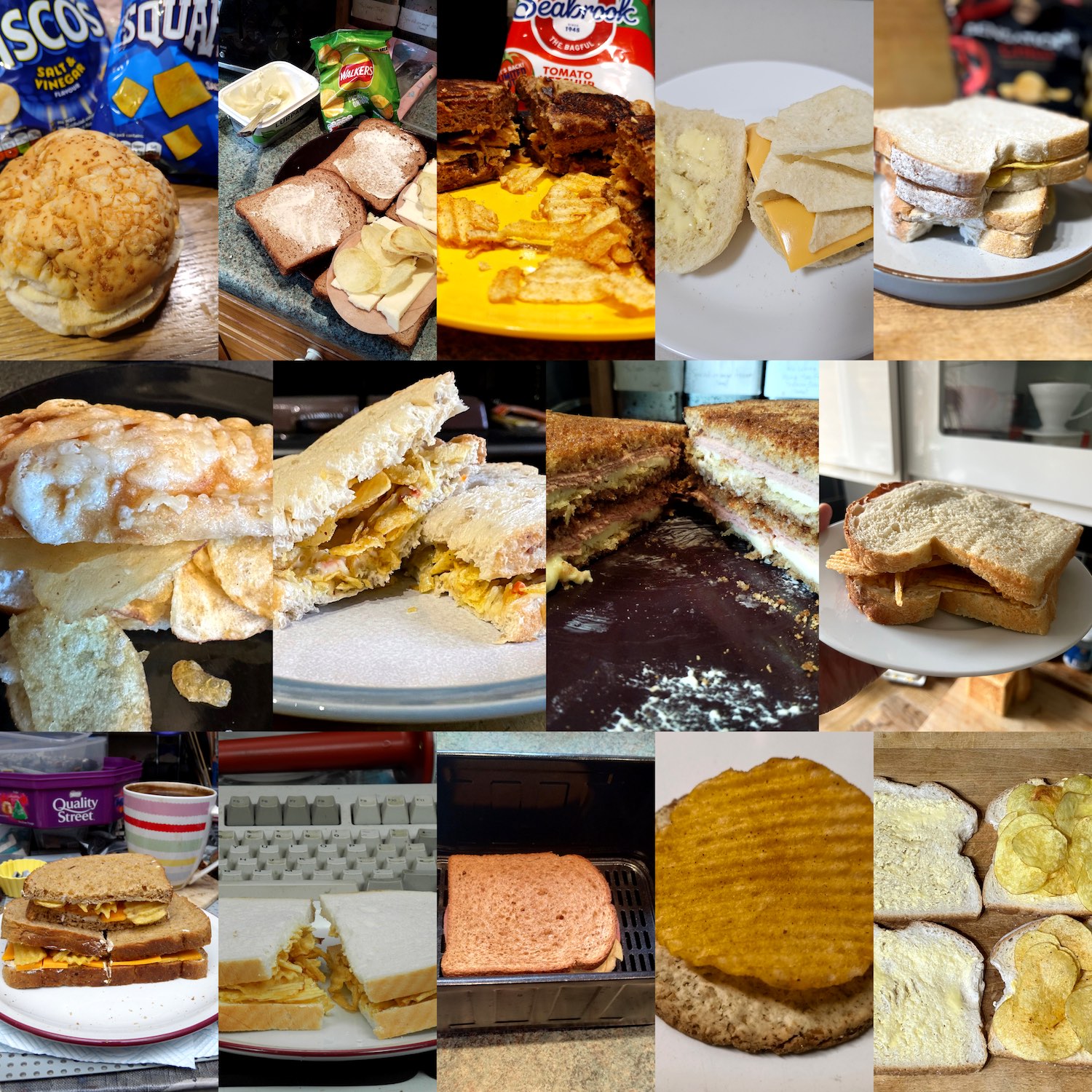 Some of your afternoon crisp sandwiches