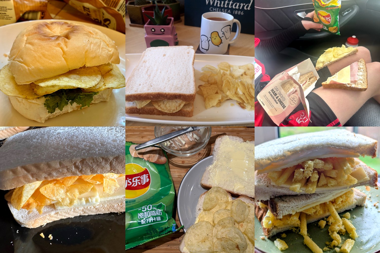 6 of your lunchtime crisp sandwiches