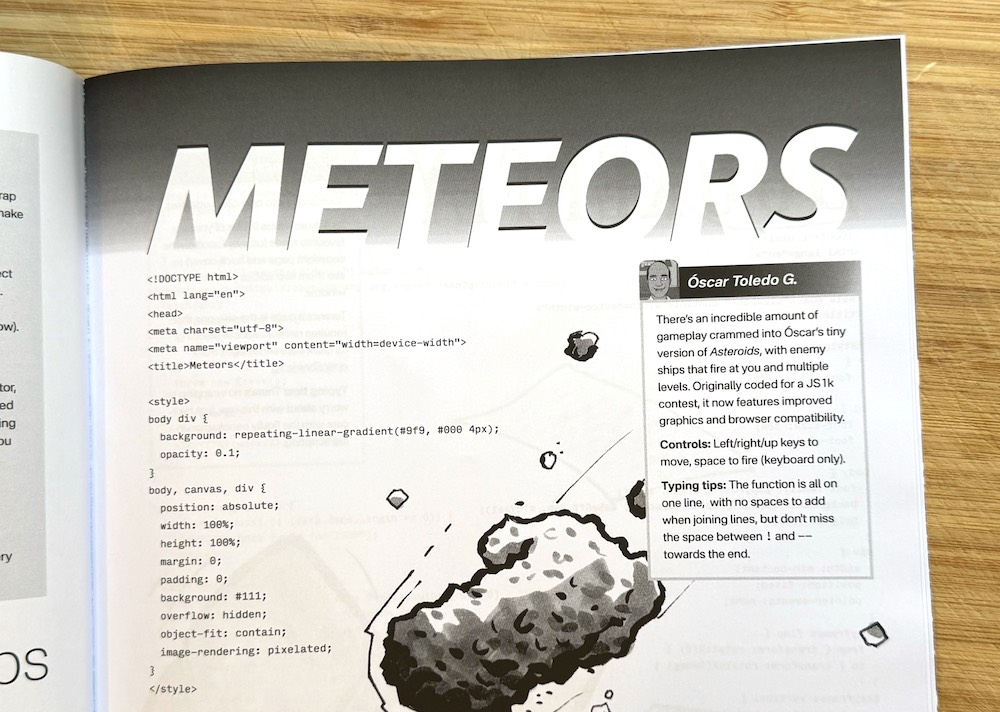 Meteors page