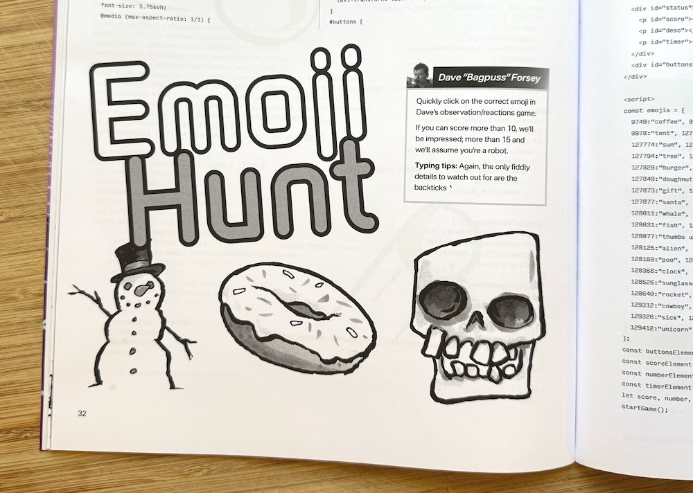 Emoji Hunt page