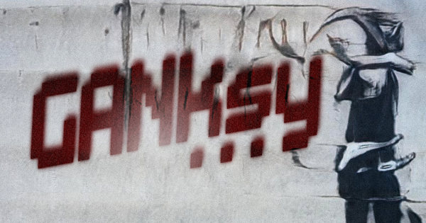 GANksy A.I. street artist