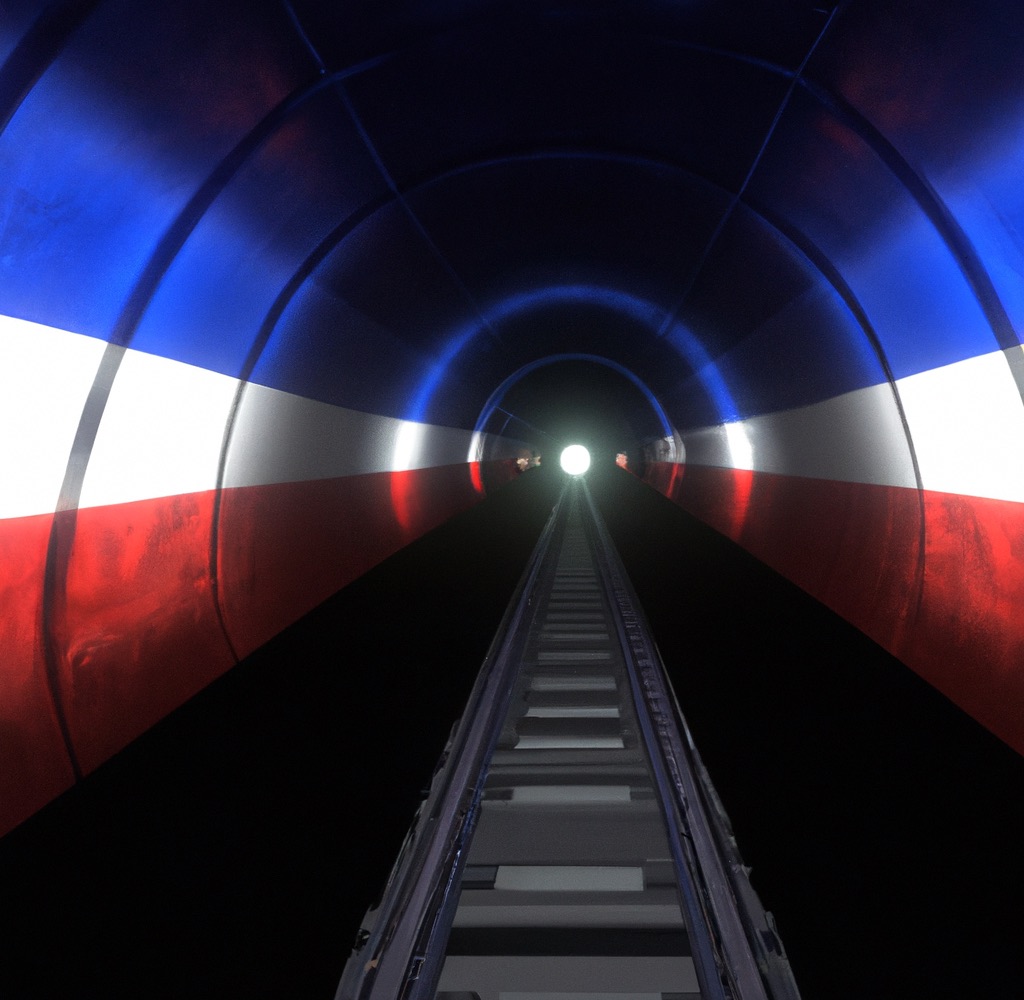A railway tunnel