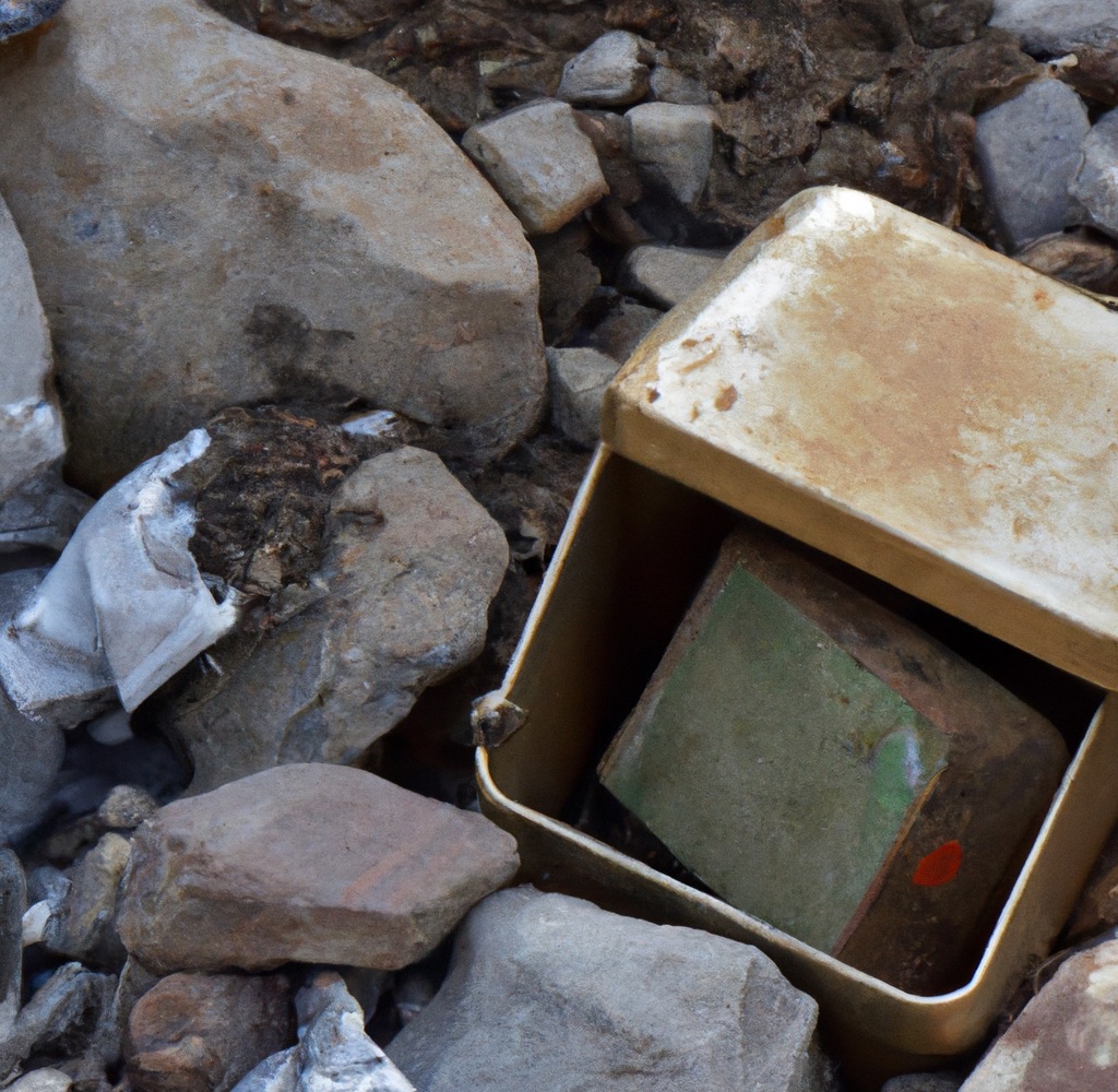The time capsule among rubble